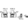 Walter CCGW060204FSL-9 WDN10 PKD: romboidales positivas 80° CCGW