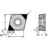 Walter CCGW060204TM-2 WBH10 CBN – Romboidales positivas 80° CCGW