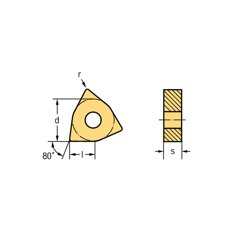 Walter CCGW09T304TM-2 WBH10C CBN – Romboidales positivas 80° CCGW