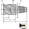 Walter CCGW120408FS-1 WDN10 PKD: romboidales positivas 80° CCGW