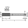 Walter CNGG120408-NFT WS10 Romboidales negativas 80°