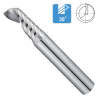 Fresa Metal Duro 3 Cortes Serie Larga Aluminio