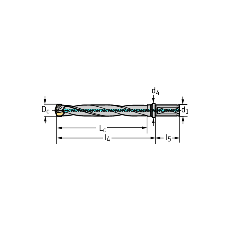 Walter D4140.07-35.00F38-N Broca con plaquitas intercambiables
