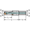 Walter D4240-02-14.00F20-B Broca con plaquitas intercambiables D4240-02