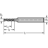 Walter DB130-05-00.100U0-WJ30UU Microbrocas helicoidales MDI