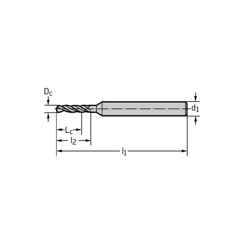 Walter DB130-05-00.130U0-WJ30UU Microbrocas helicoidales MDI