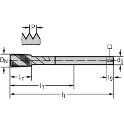 Walter DB133-05-01.500A0-WJ30EL Microbrocas helicoidales MDI