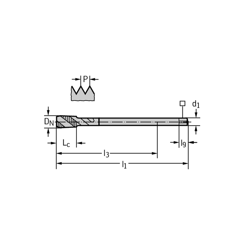 Walter DB133-08-01.400A1-WJ30ER Microbrocas MDI con canal de refrigeración