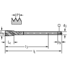 Walter DB133-08-01.400A1-WJ30ER Microbrocas MDI con canal de refrigeración