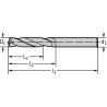 Walter DC150-03-01.500U0-WJ30RE Brocas helicoidales MDI