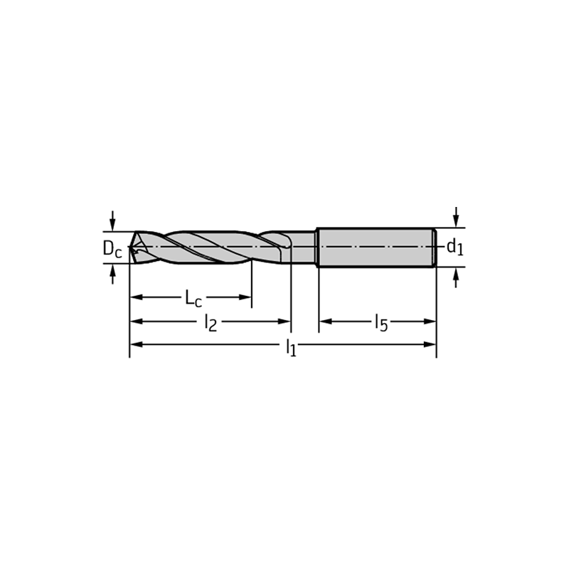 Walter DC150-03-03.000A0-WJ30RE Brocas helicoidales MDI