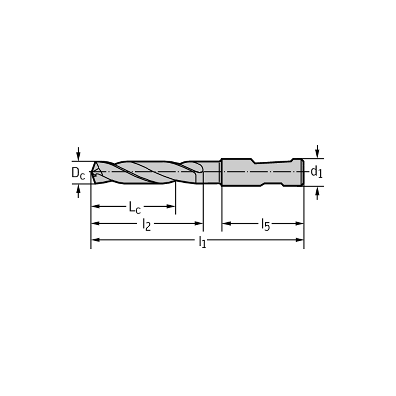 Walter DC150-03-03.000D0-WJ30RE Brocas helicoidales MDI