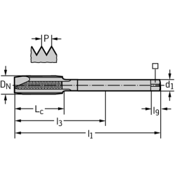 Walter DC150-12-05.900A1-WJ30TA Brocas MDI con canal de refrigeración