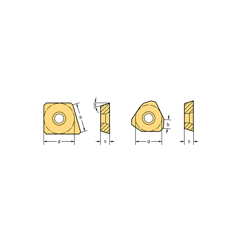 Walter DC160-05-14.288A0-WJ30ET Brocas helicoidales MDI Walter DC160-05-14.288A0-WJ30ET Brocas helicoidales MDI