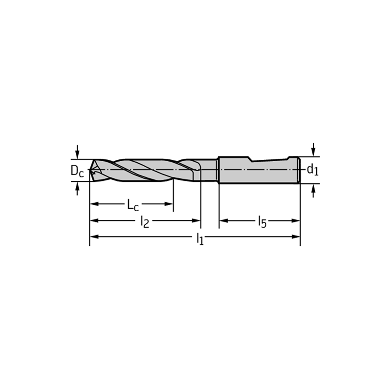 Walter DC160-05-22.000F0-WJ30ET Brocas helicoidales MDI