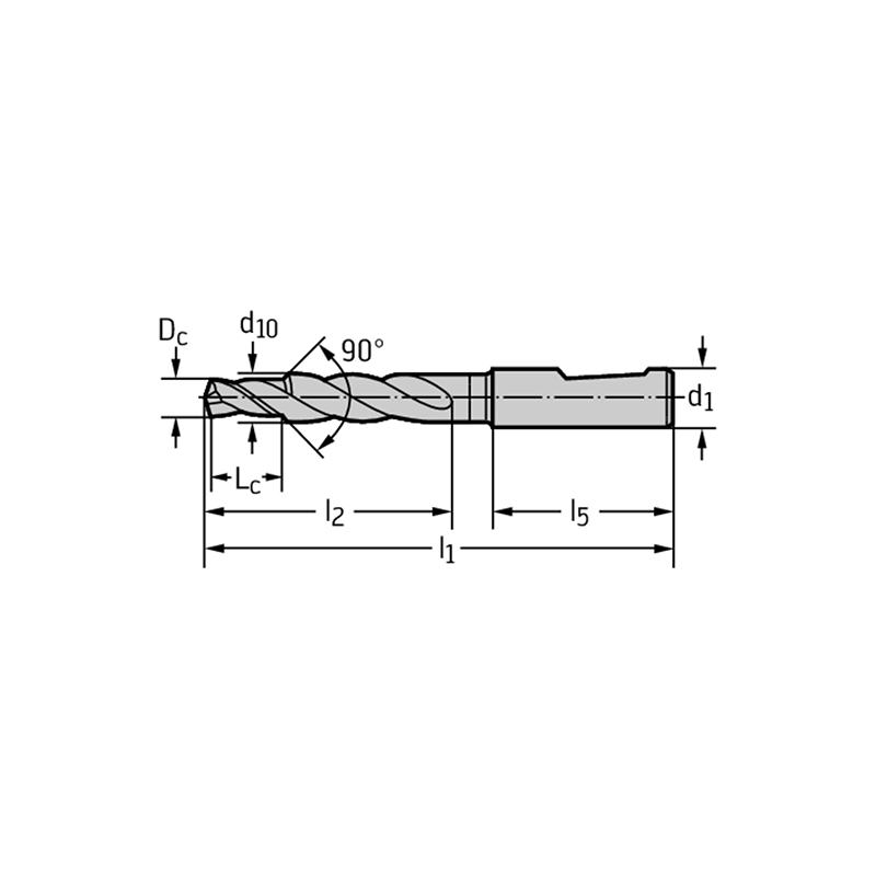 Walter DC260-03-05.000F0-WJ30ET Brocas helicoidales MDI