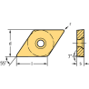 Walter DCGT070201-MN2 WNN10 Romboidales positivas 55°