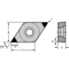 Walter DCGW070204EM-2 WBS10 CBN: romboidales positivas 55° DCGW