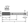 Walter E2066604-M12 Laminadores a máquina HSS-E