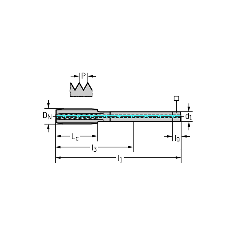 Walter E2136416-M12X1 Machos de roscar a máquina HSS-E-PM