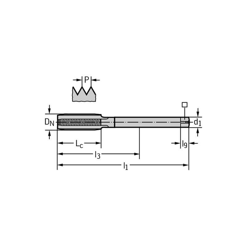 Walter E23364-UNF5/16 Machos de roscar a máquina HSS-E-PM