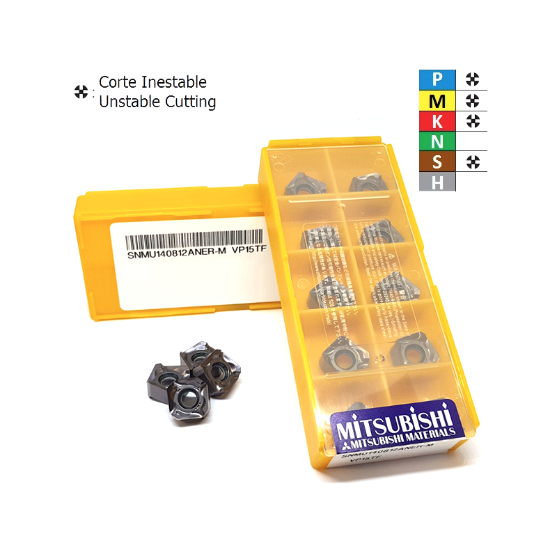 Mitsubishi SNMU140812ANER-M VP15TF Placa de Fresar Mitsubishi SNMU140812ANER-M VP15TF Placa de Fresar