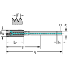 Walter EP2126342-M8X1 Machos de roscar a máquina HSS-E-PM