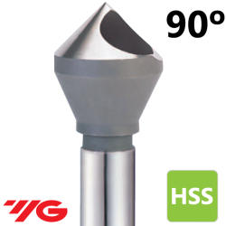 90° Hole HSSE Straight Shank Counterbor