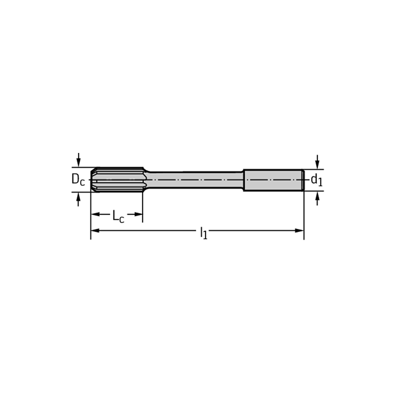 Walter F1342-6.7 Escariadores para máquina HSS