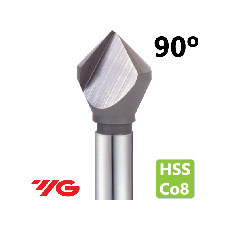 HSSCo8, SINGLE FLUTE CHAMFERING CUTTERS HSSCo8, SINGLE FLUTE CHAMFERING CUTTERS