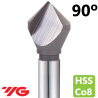 HSSCo8, SINGLE FLUTE CHAMFERING CUTTERS