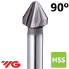 HSS, THREE FLUTE COUNTERSINKS 90º