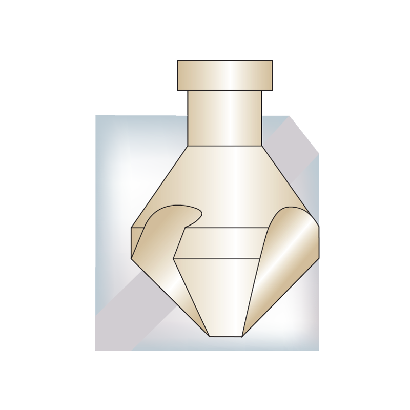 HSS, THREE FLUTE COUNTERSINKS 90º