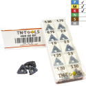 Kit de Placas de Roscar 16ER/IR ISO TN-TOOLS de Pasos Métricos (0,5 - 3,5) Recubrimiento TIALN