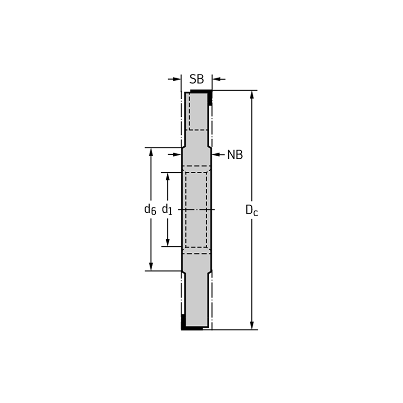 Walter F2252.B.160.Z06.09.S684 Fresas de disco para ranurado