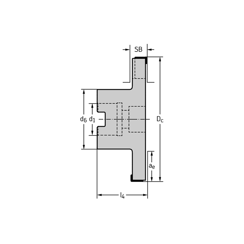 Walter F2252.BN.160.Z05.16.S686 Fresas de disco para ranurado