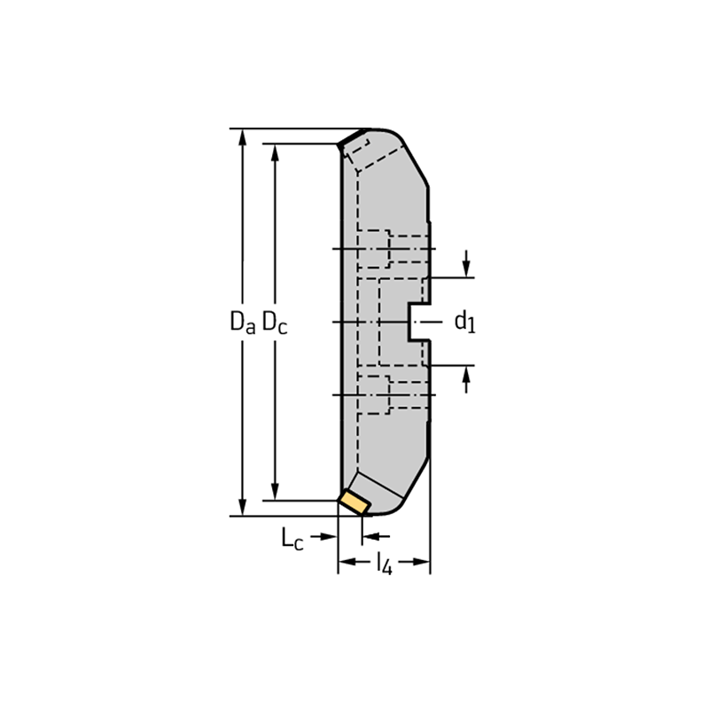 Walter F2260.B.160.Z10.11 Fresas de planear para operaciones de mecanizado difíciles