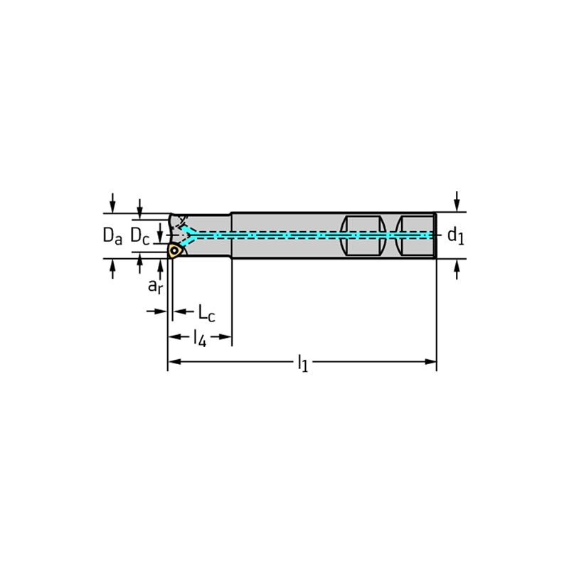 Walter F2330.UW19.026.Z03.01 Fresa de gran avance