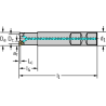 Walter F2330.UW19.026.Z03.01 Fresa de gran avance