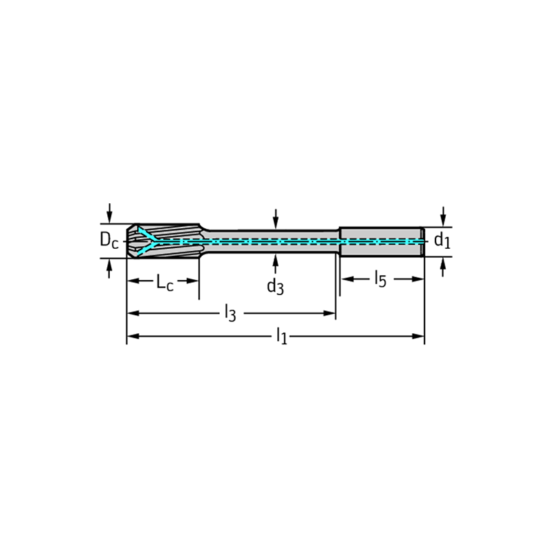Walter F2481TMS-10.02 Escariadores HSC MDI