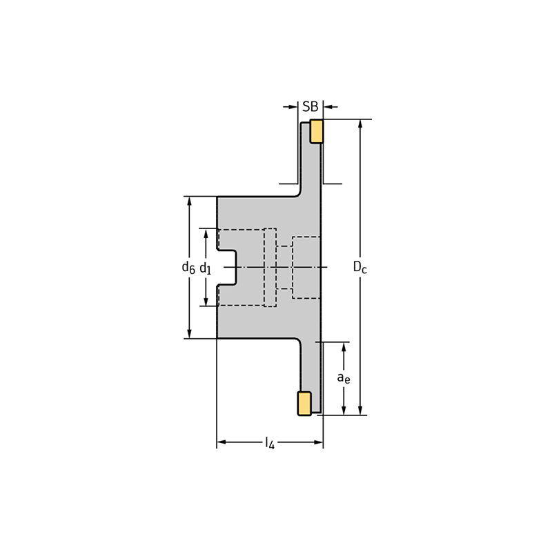 Walter F4153.BN22.080.Z04.08R Fresas de disco para ranurado
