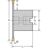 Walter F5055.BN32.125.Z11.4,0R Plaquita de corte para tronzado y ranurado