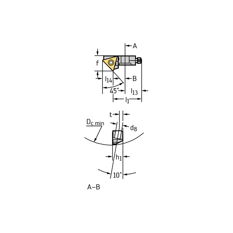 Walter FL673 Mini portaplaquitas corto