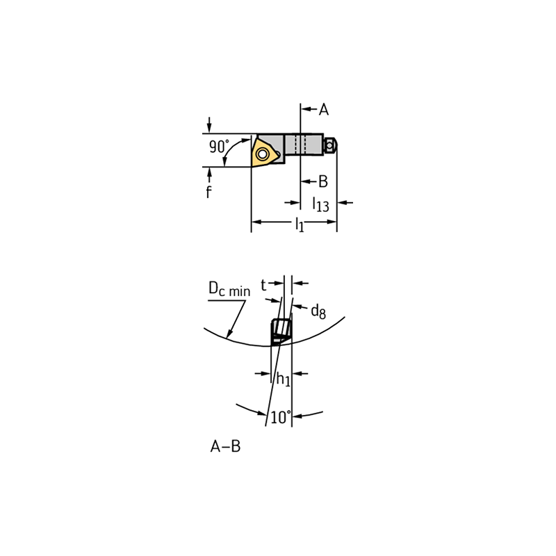 Walter FR680 Mini portaplaquitas corto