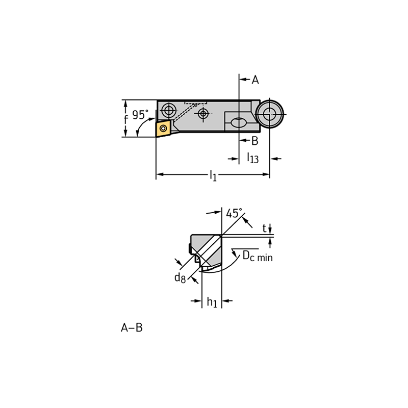 Walter FR763 Cartucho corto para mandrinos de precisión