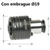 Pinzas de roscado con embrague para machos Ø19