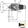 Walter H1E58318-E10-10 Fresas de chaflanar MDI 90°