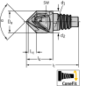 Walter H1E58318-E12-12 Fresas de chaflanar MDI 90°