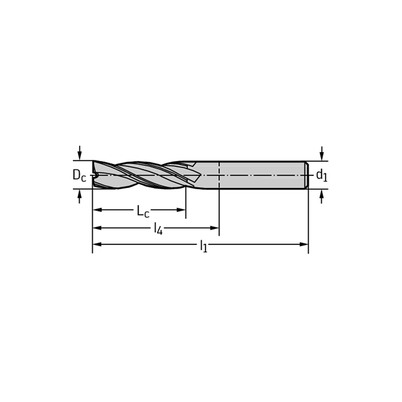 Walter H3027419-1.5 Fresas de escuadrar/ranurar MDI