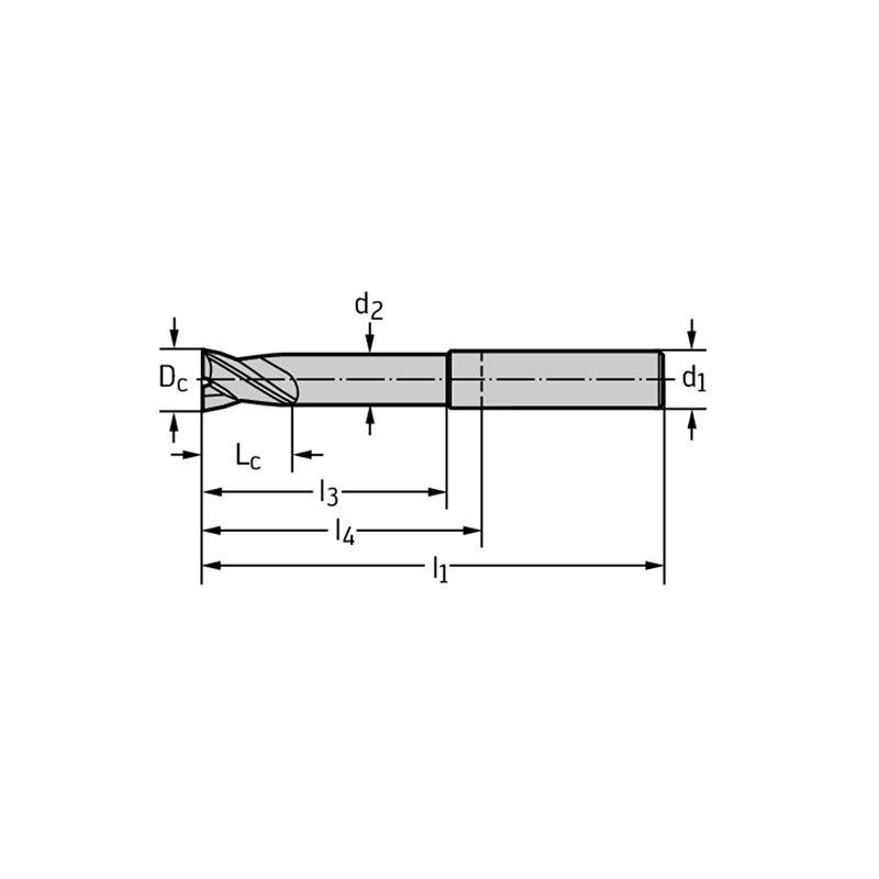 Walter H602681-3 Fresas de escuadrar/ranurar MDI